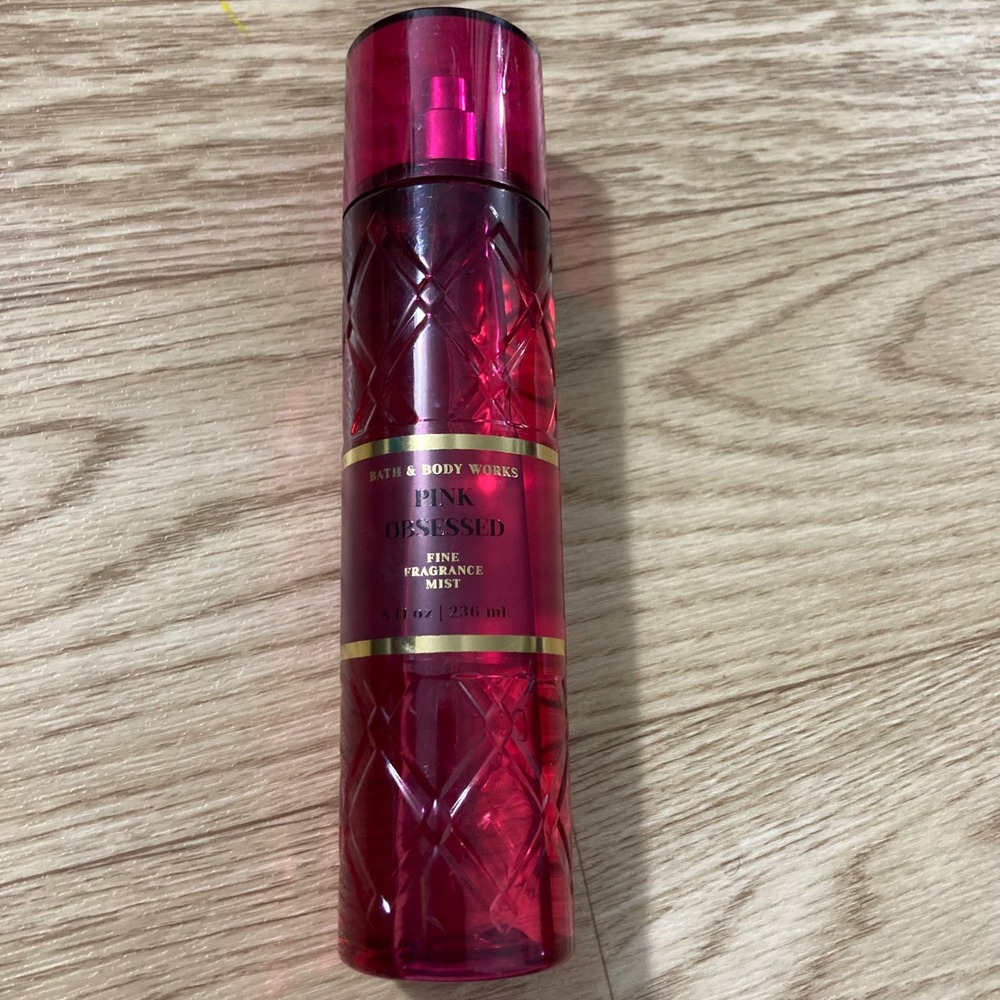 Bath & Body Works Pink Obsessed Fragrance Mist Women 8oz Pink Jasmine - Picture 4 of 5
